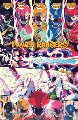 Power Rangers e Tartarugas Ninja: Pipoca e Nanquim dá início a pré-venda da HQ