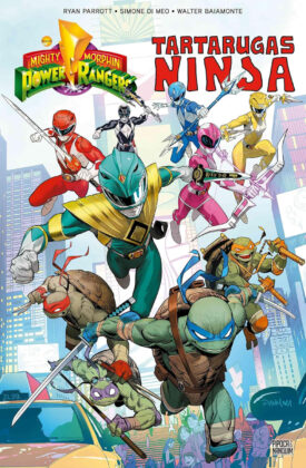 Power Rangers e Tartarugas Ninja: Pipoca e Nanquim dá início a pré-venda da HQ