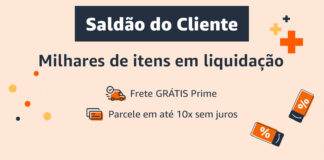 Amazon inicia ‘Saldão do Cliente’ com descontos de até 80% Amazon inicia 'Saldão do Cliente' com descontos de até 80%