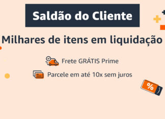 Amazon inicia ‘Saldão do Cliente’ com descontos de até 80% Amazon inicia 'Saldão do Cliente' com descontos de até 80%