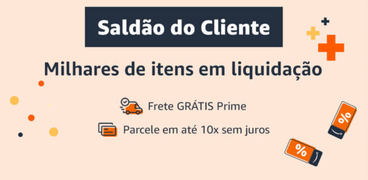Amazon inicia ‘Saldão do Cliente’ com descontos de até 80% Amazon inicia 'Saldão do Cliente' com descontos de até 80%